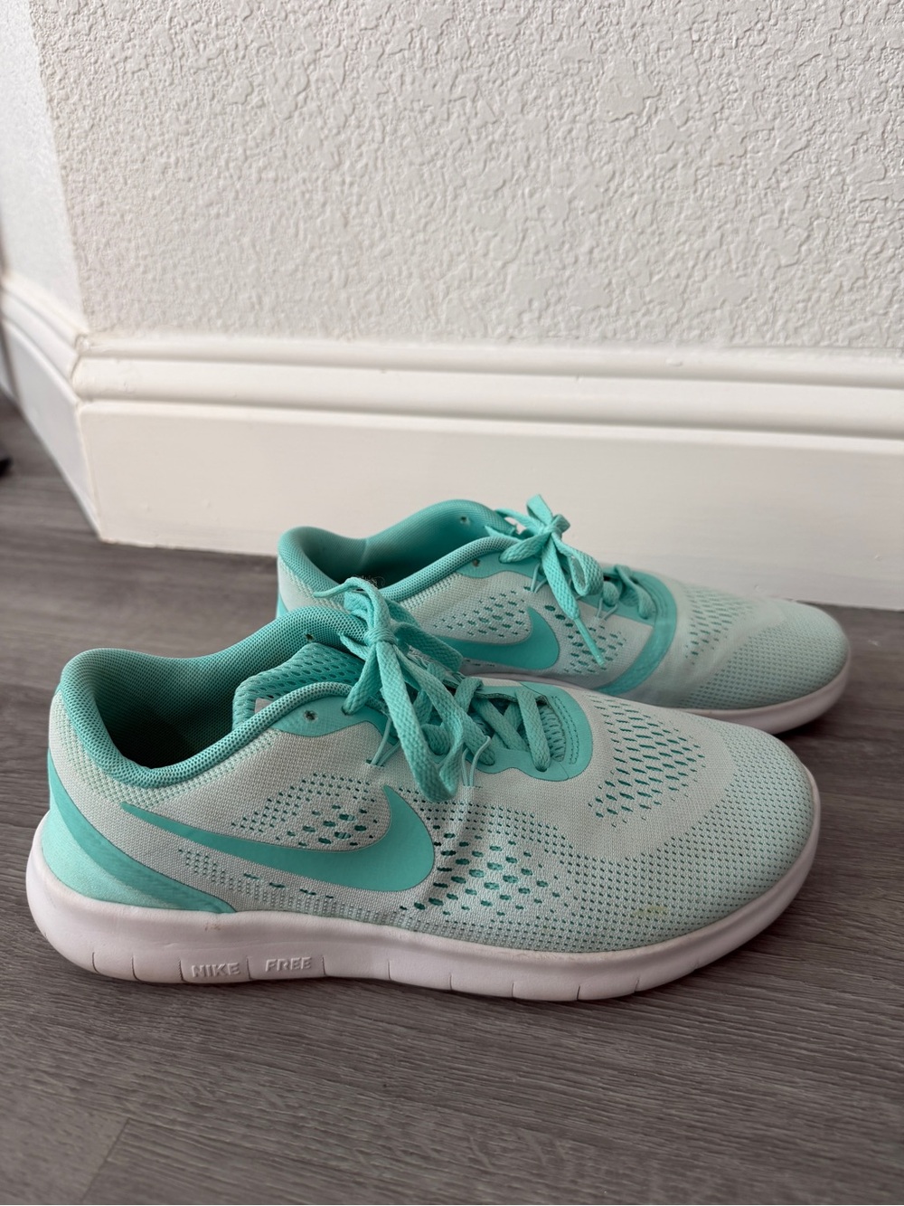 Nike Free RN Mint Teal Running Shoes